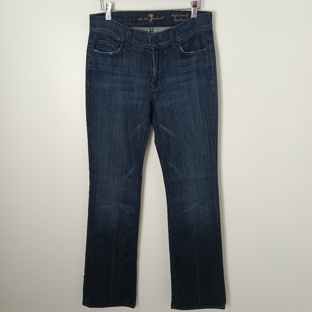 7FAMK High Waist Boot Cut Jeans 28